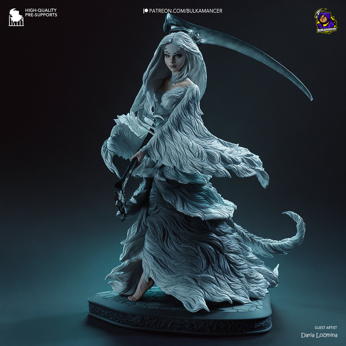 Crossbreed Priscilla (Dark Souls) resin figure by Bulkamancer — studio render 3