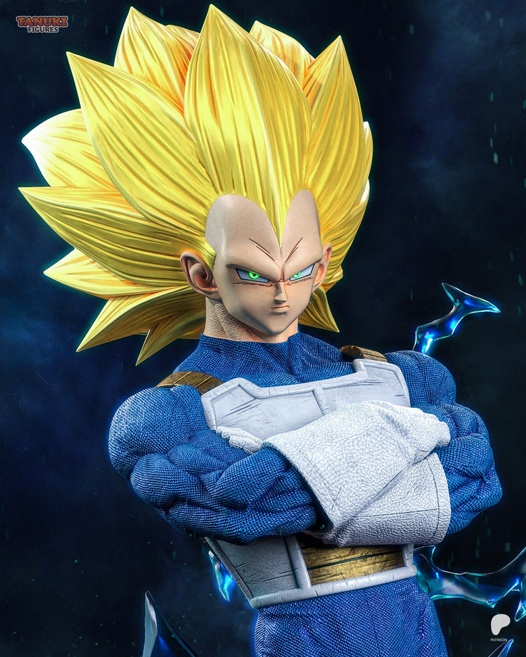Vegeta (Dragon Ball) resin figure by Tanuki Figures — studio render 6