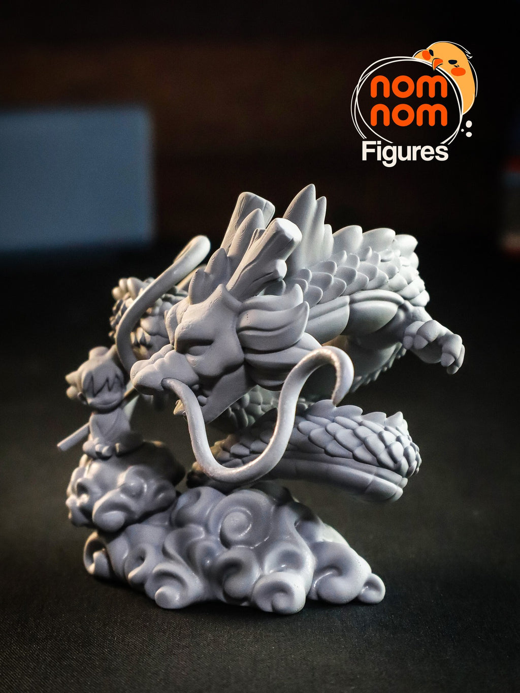 Shenron and Goku — studio render 11