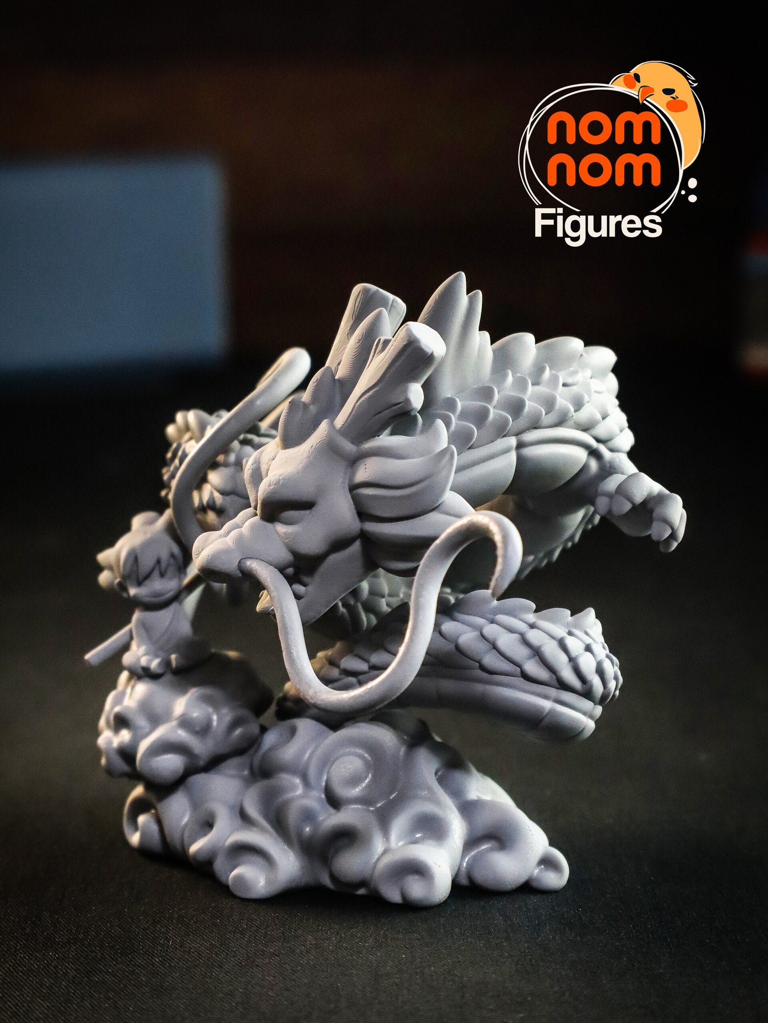 Shenron and Goku — studio render 11