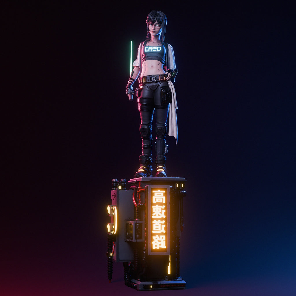 Cyber Samurai — studio render 4