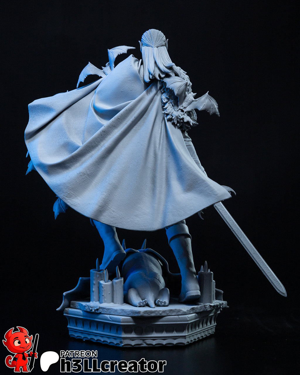 Strahd von Zarovich (Dungeons and Dragons) resin figure by h3LLcreator — studio render 9
