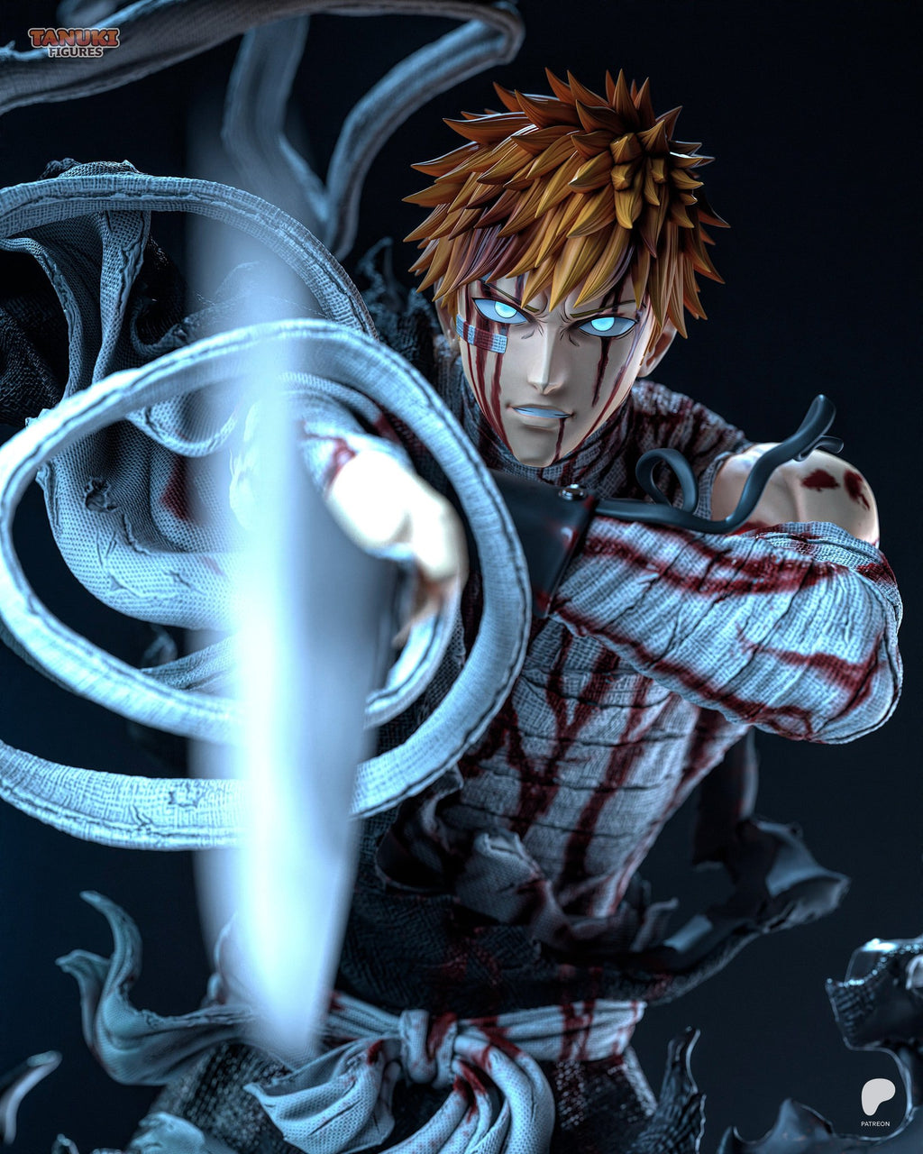 Ichigo Kurosaki (Bleach) resin figure by Tanuki Figures — studio render 4