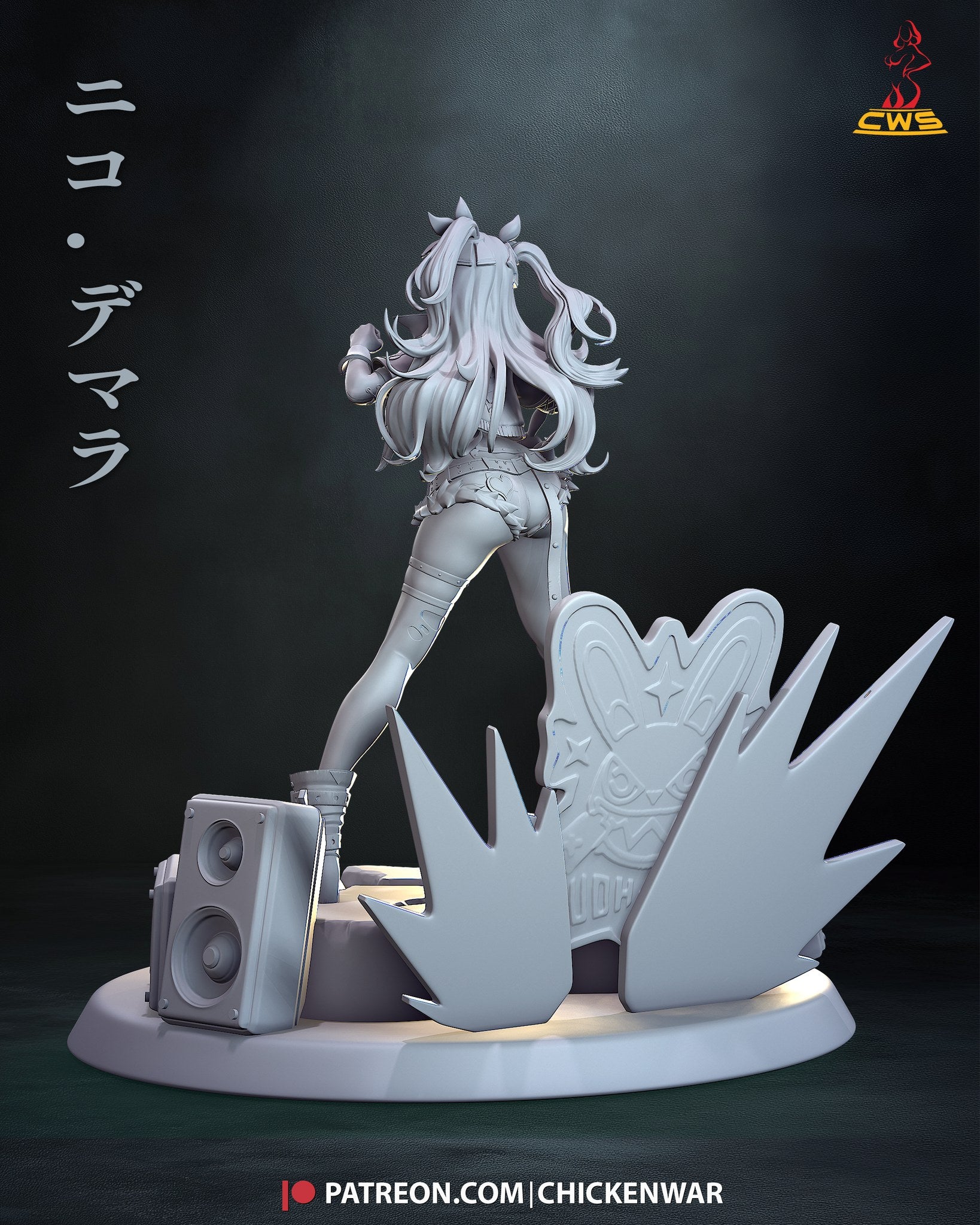 Nicole Demara (Zenless Zone Zero) resin figure by CW Studio — studio render 10