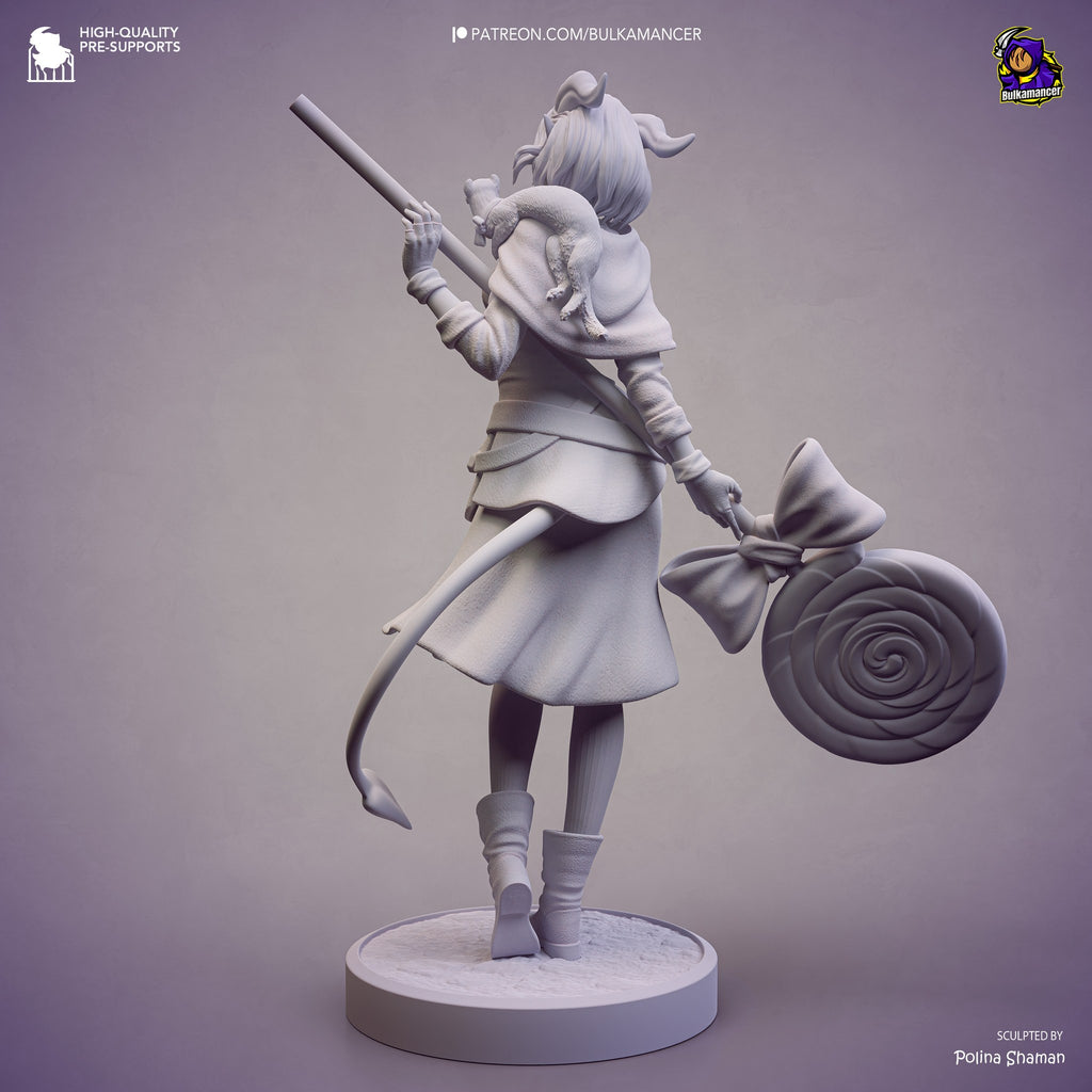 Jester Lavorre (Critical Role) resin figure by Bulkamancer — studio render 13
