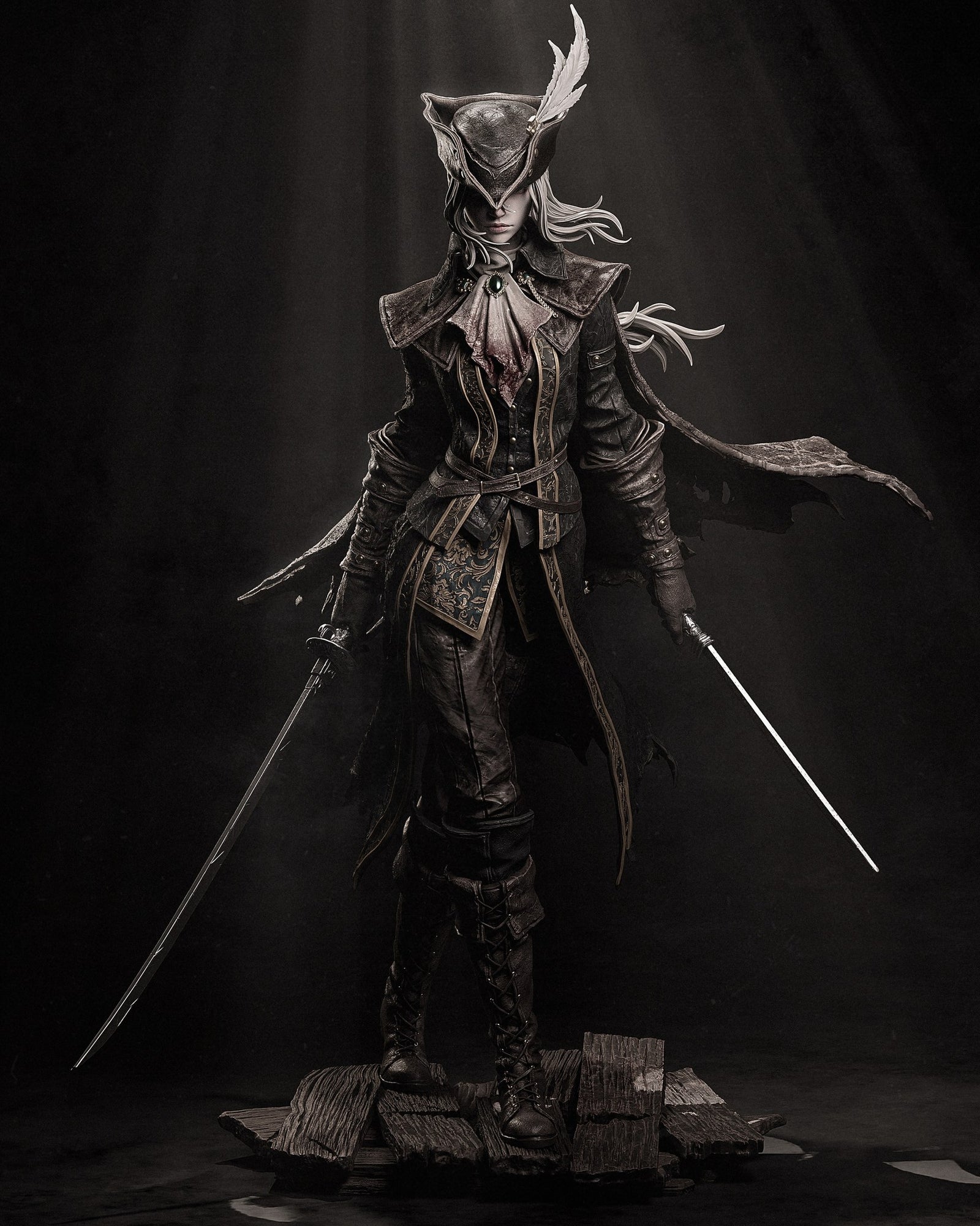 Lady Maria Bloodborne resin figure by CA 3D Studios — studio preview 1