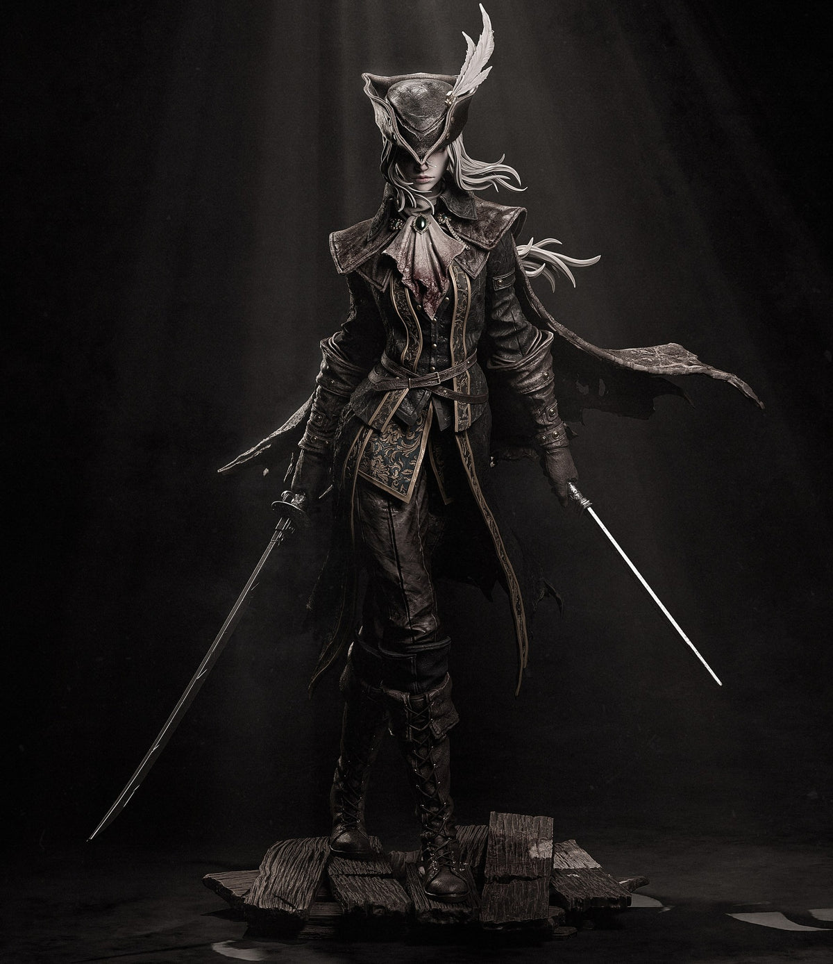 Lady Maria Bloodborne resin figure by CA 3D Studios — studio preview 1