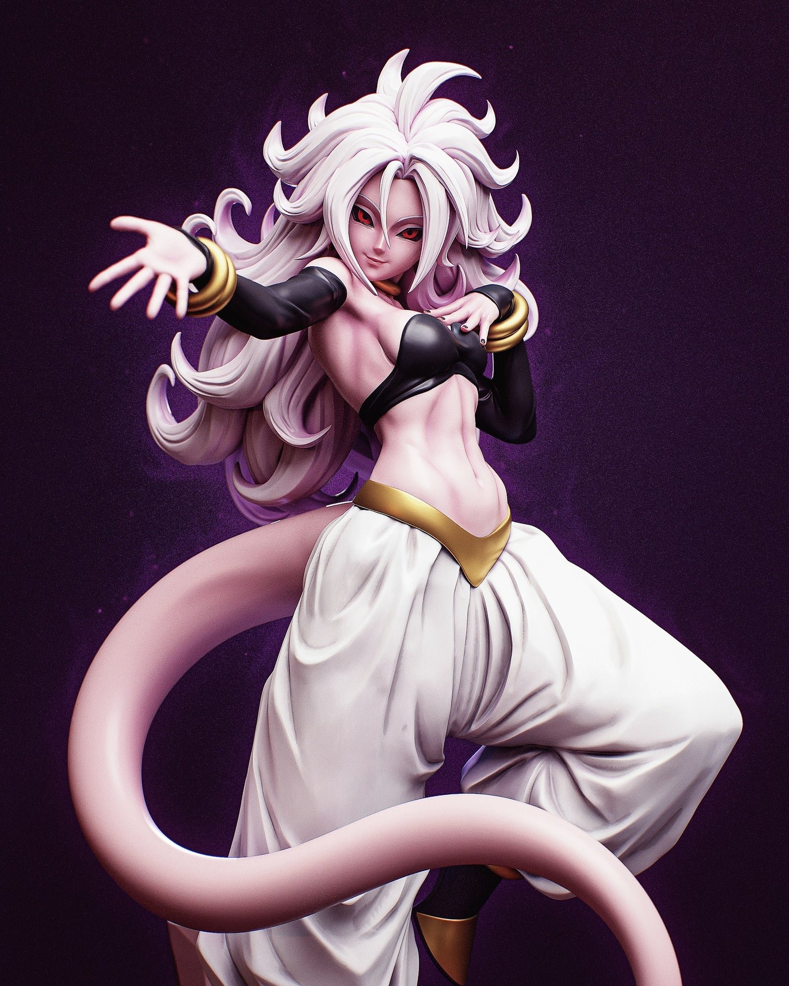 Android 21 Dragon Ball resin figure by CA 3D Studios — studio preview 1