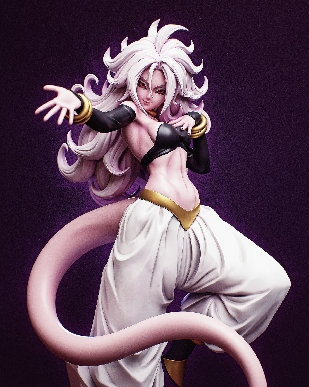 Android 21 Dragon Ball resin figure by CA 3D Studios — studio preview 1