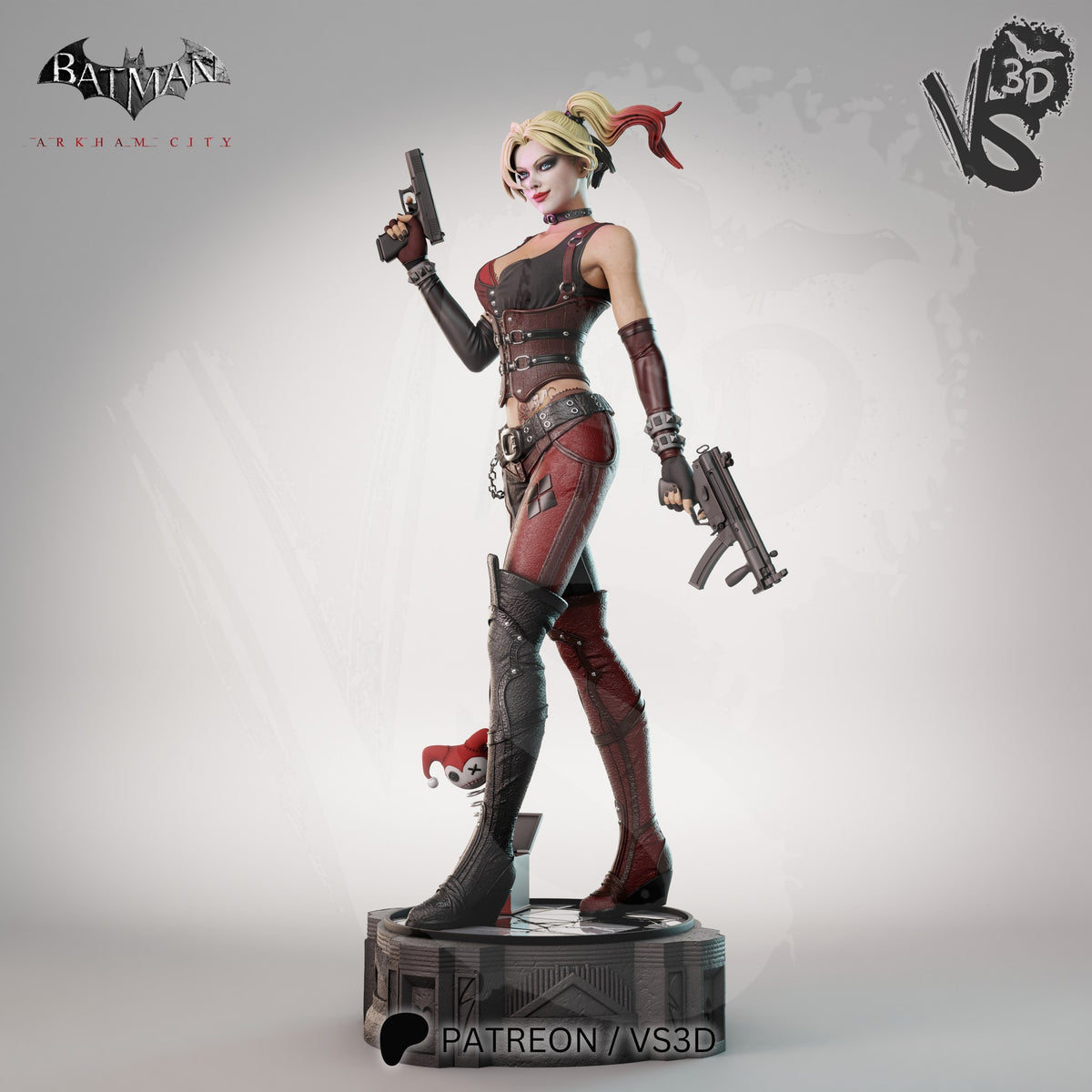 harley quinn dc vs3d arkham