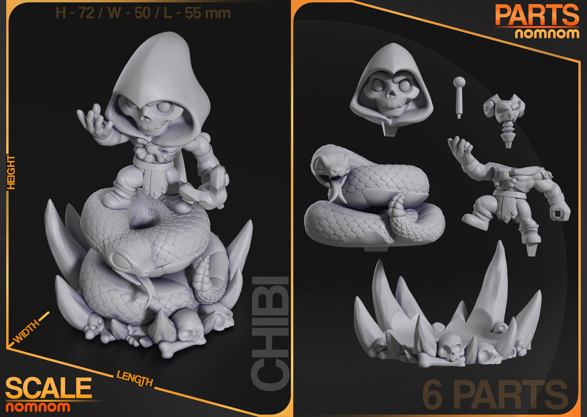 Skeletor — studio render 7