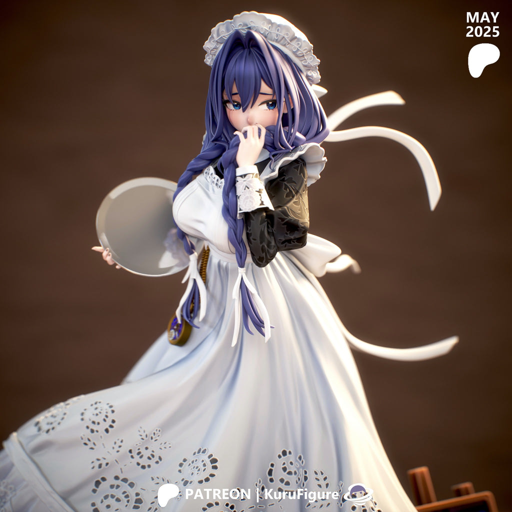 Ouro Kronii (Hololive) resin figure by Kuru Figures — studio render 4