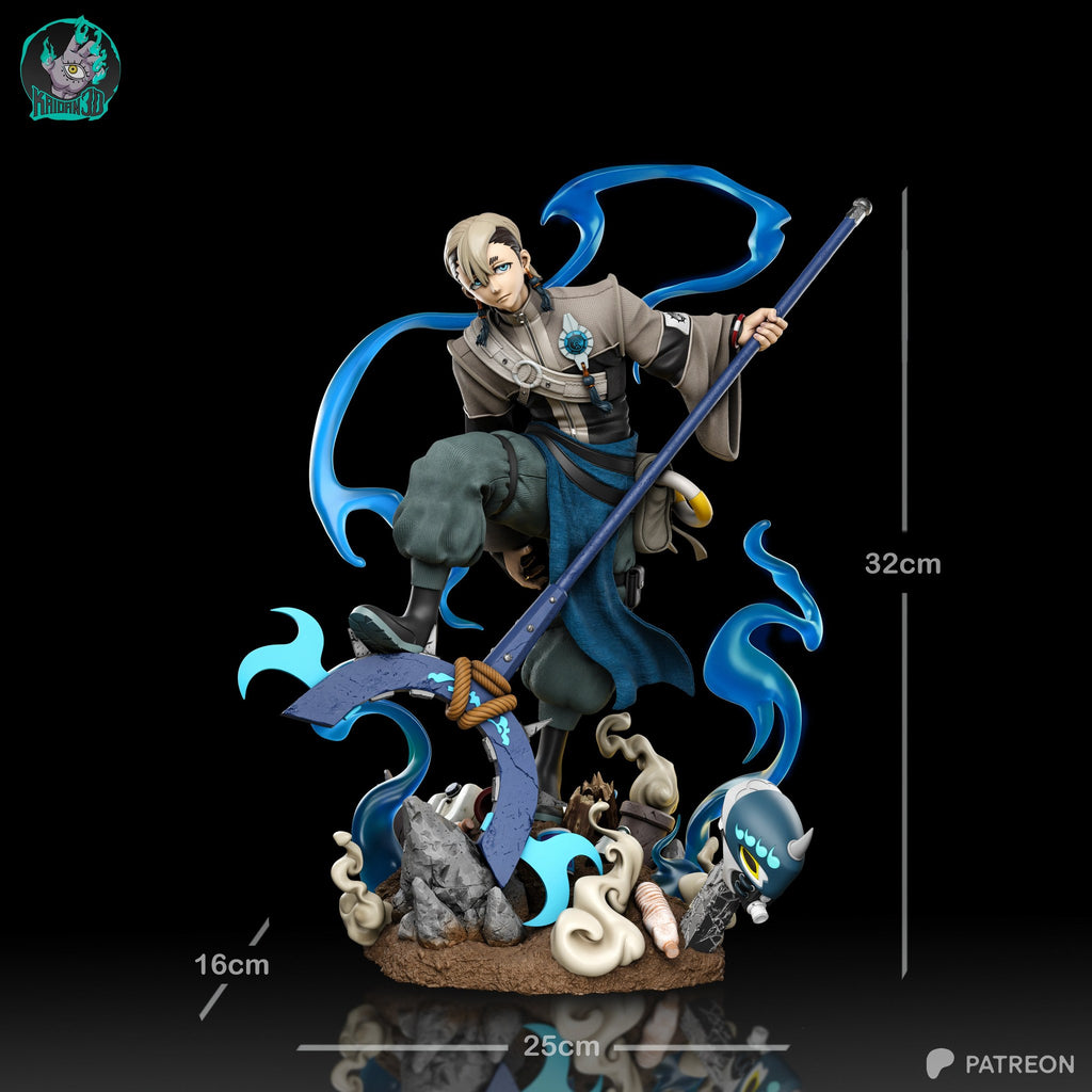 Zanka (Gachiakuta) resin figure by Kaidan 3D — studio render 6