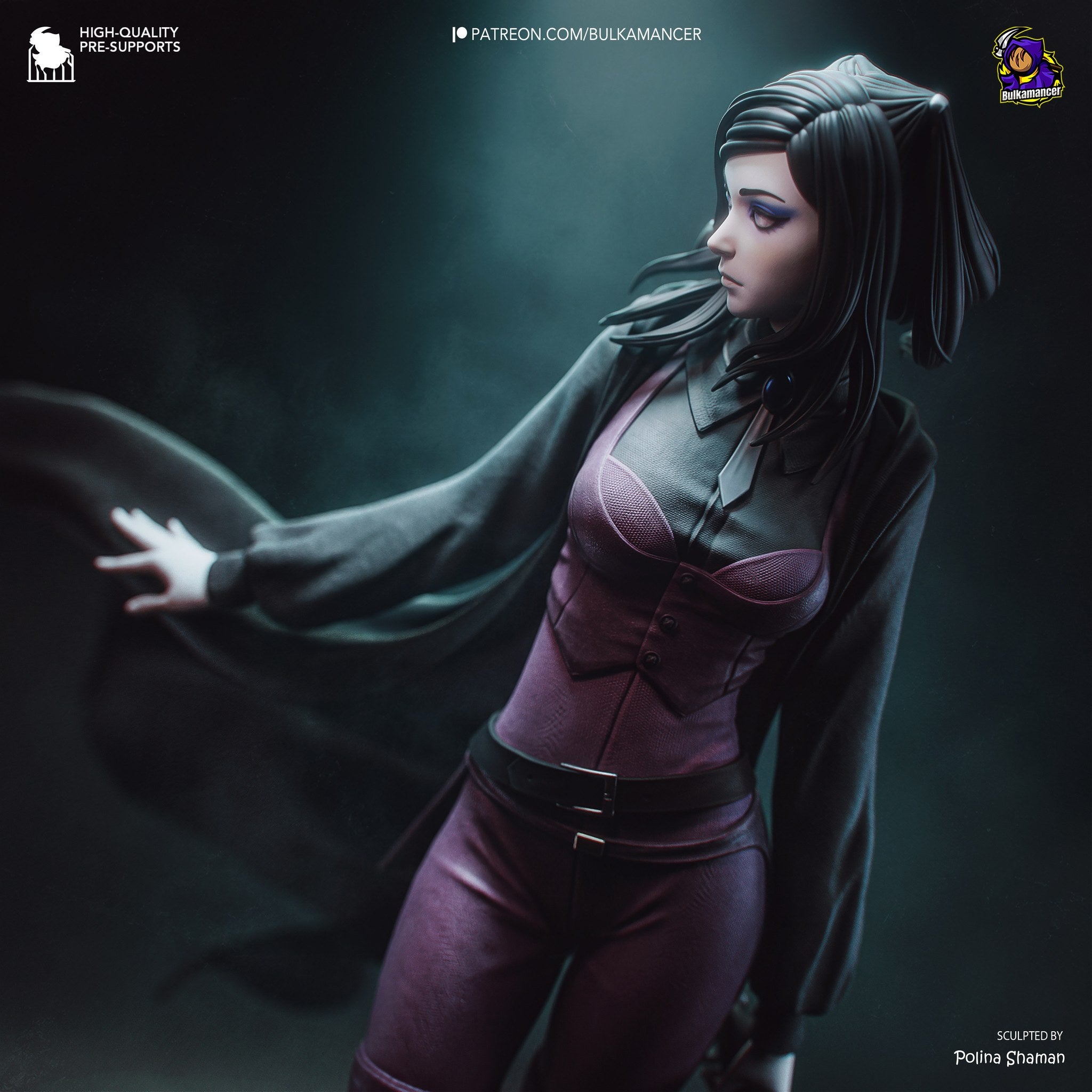 Re-L Mayer (Ergo Proxy) resin figure by Bulkamancer — studio render 8