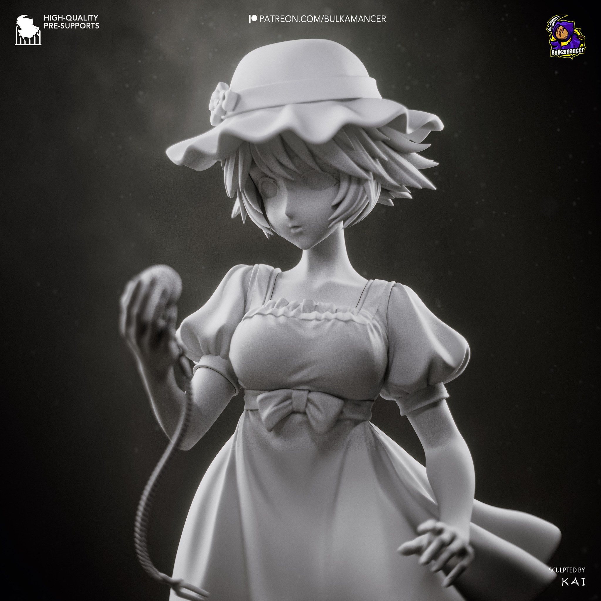 Mayuri Shiina (Steins Gate) resin figure by Bulkamancer — studio render 11