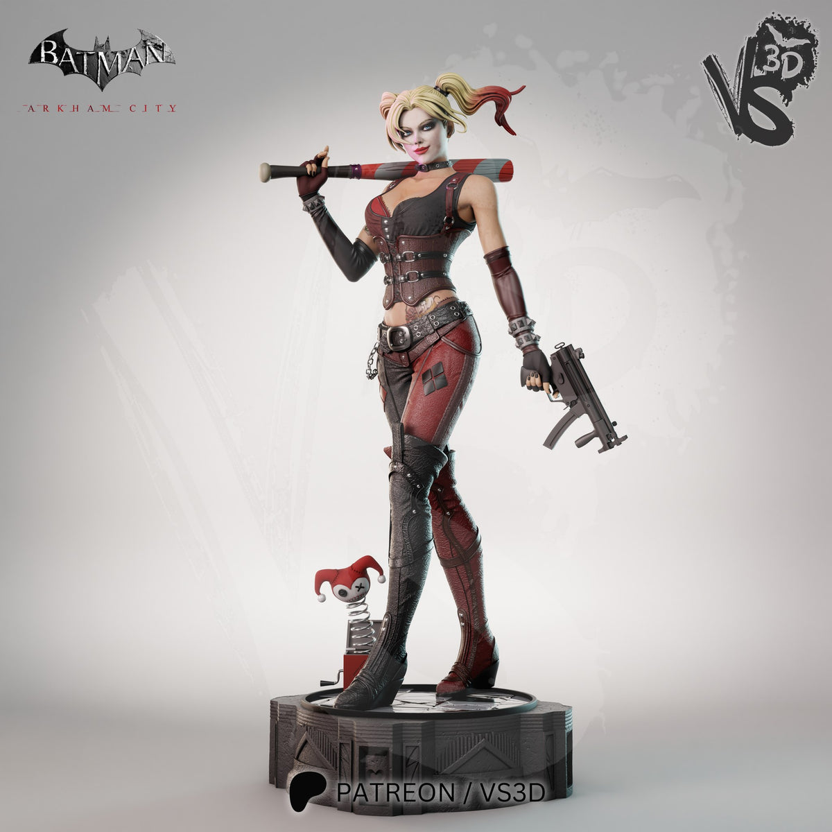 harley quinn dc vs3d arkham