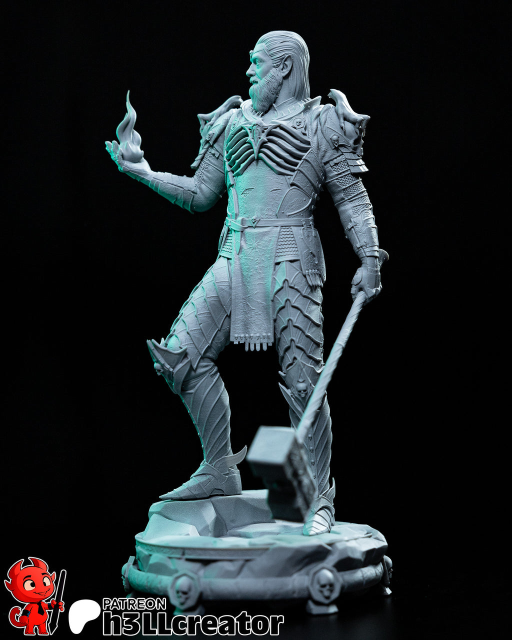 Ketheric Thorm (Baldur's Gate) resin figure by h3LLcreator — studio render 13