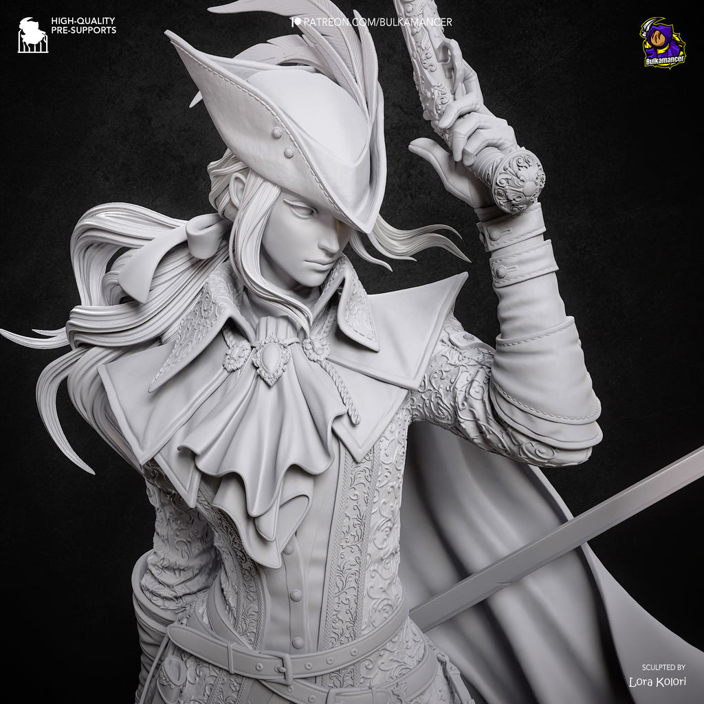 Lady Maria (Bloodborne) resin figure by Bulkamancer — studio render 21