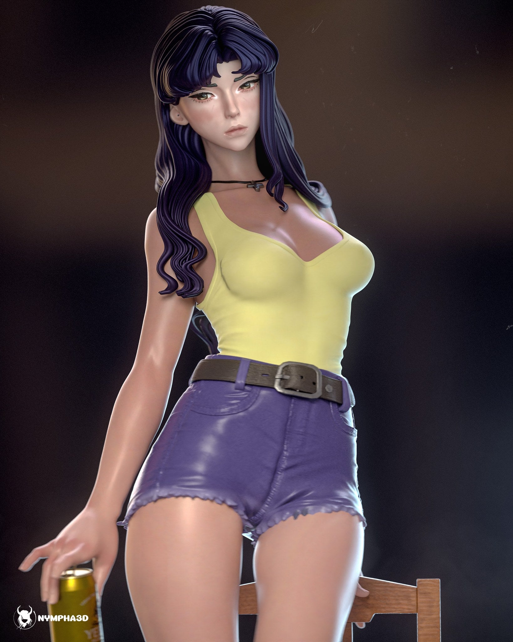 Misato Katsuragi (Evangelion) resin figure by Nympha — studio render 2