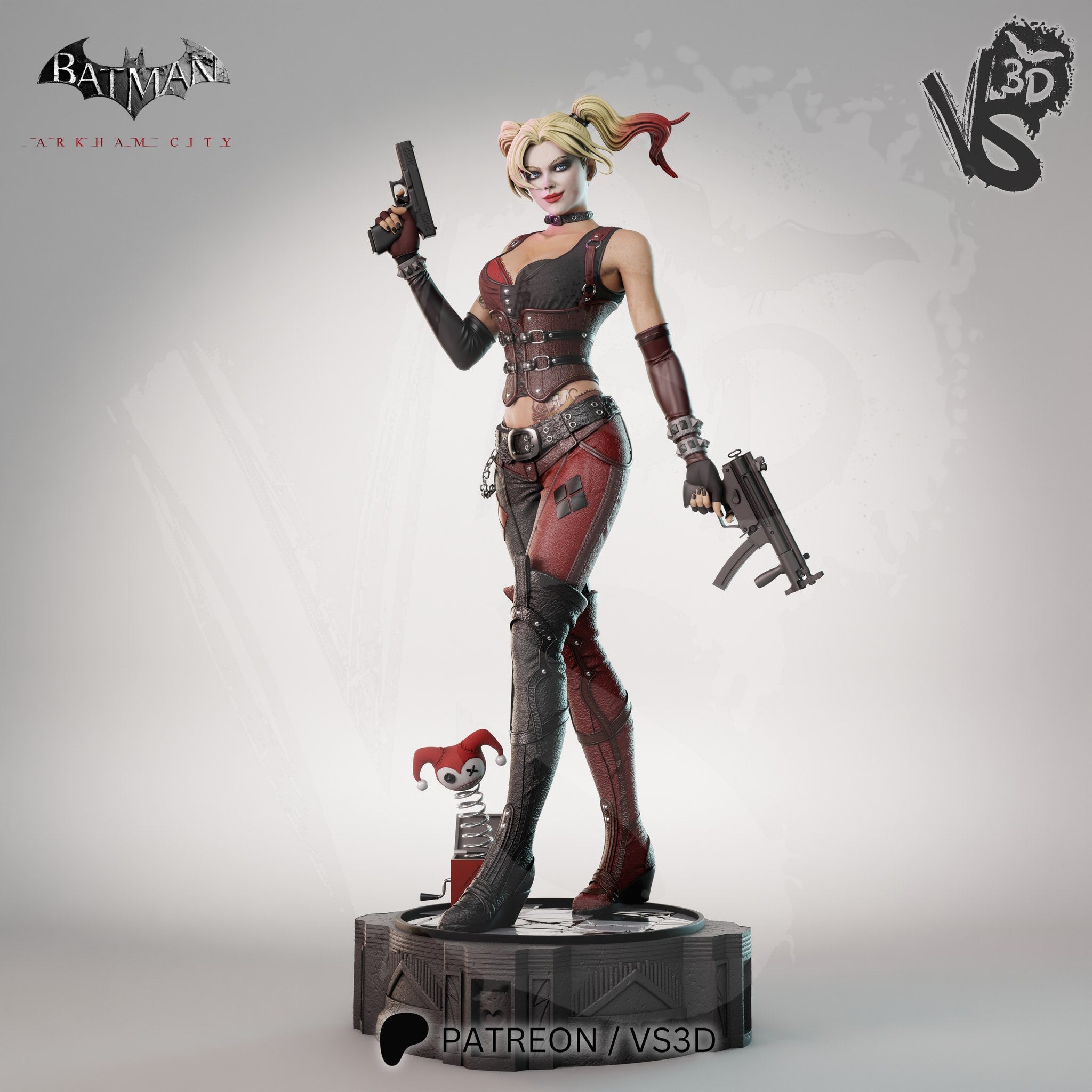 harley quinn dc vs3d arkham