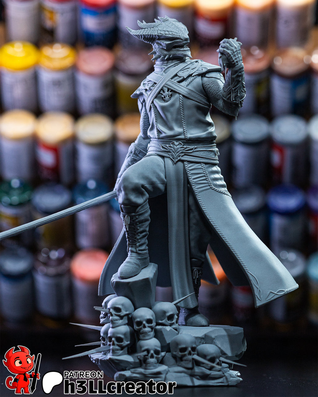 Dark Urge (Baldur's Gate) resin figure by h3LLcreator — studio render 9