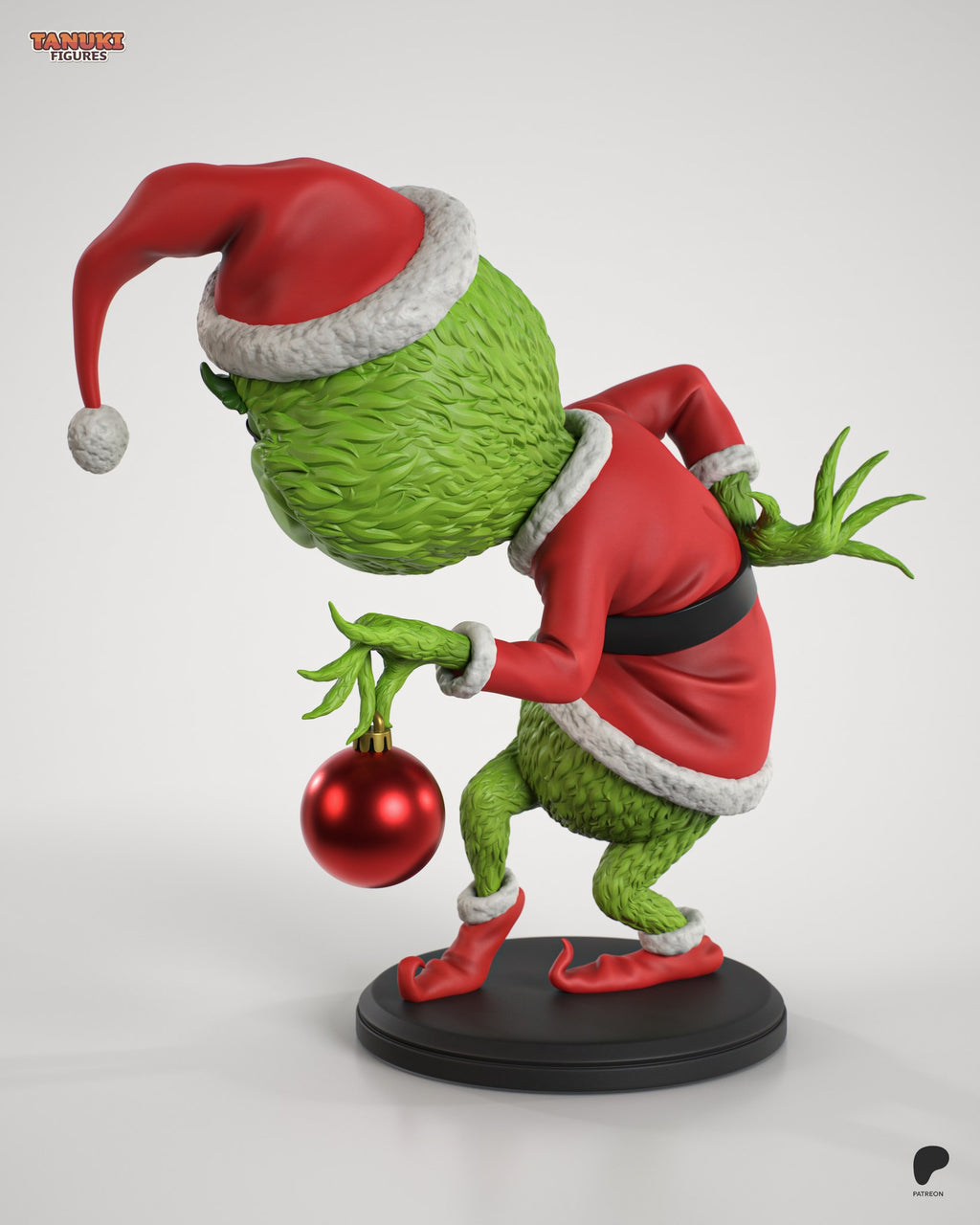 The Grinch (How the Grinch Stole Christmas) resin figure by Tanuki Figures — studio render 4
