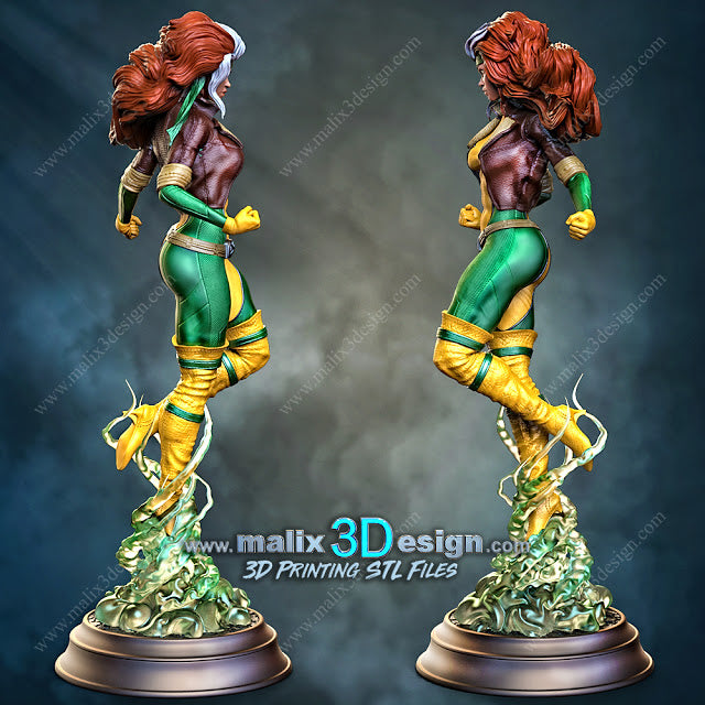 Rogue Marvel resin figure by SANIX — studio preview