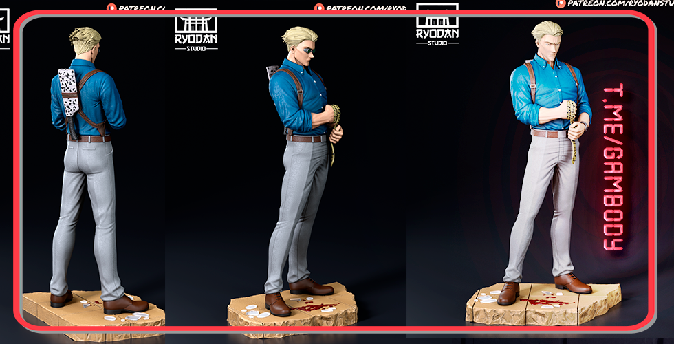 Kento Nanami Jujutsu Kaisen resin figure — studio preview