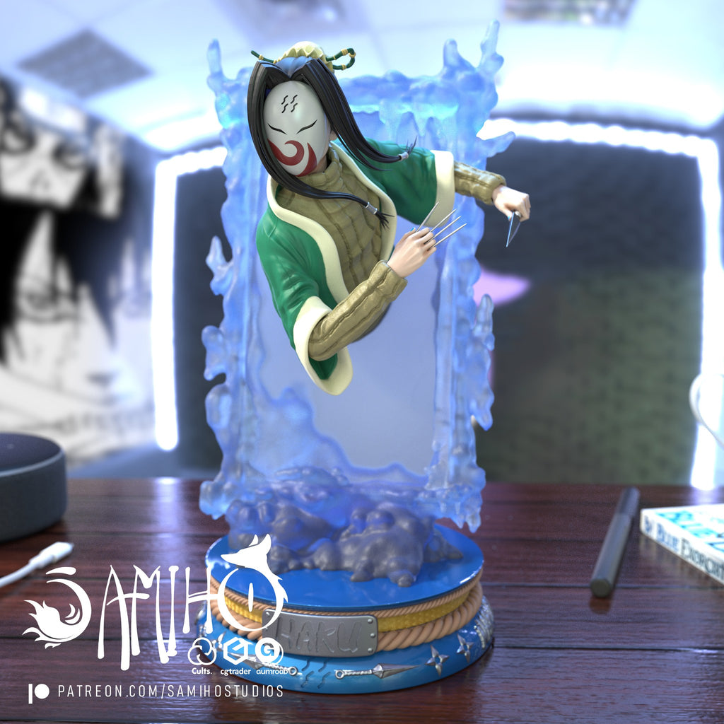 Haku Naruto resin figure by Samiho Studios — studio preview