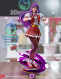 Athena Asamiya King of Fighters resin figure by 3Dmoonn — studio preview 1