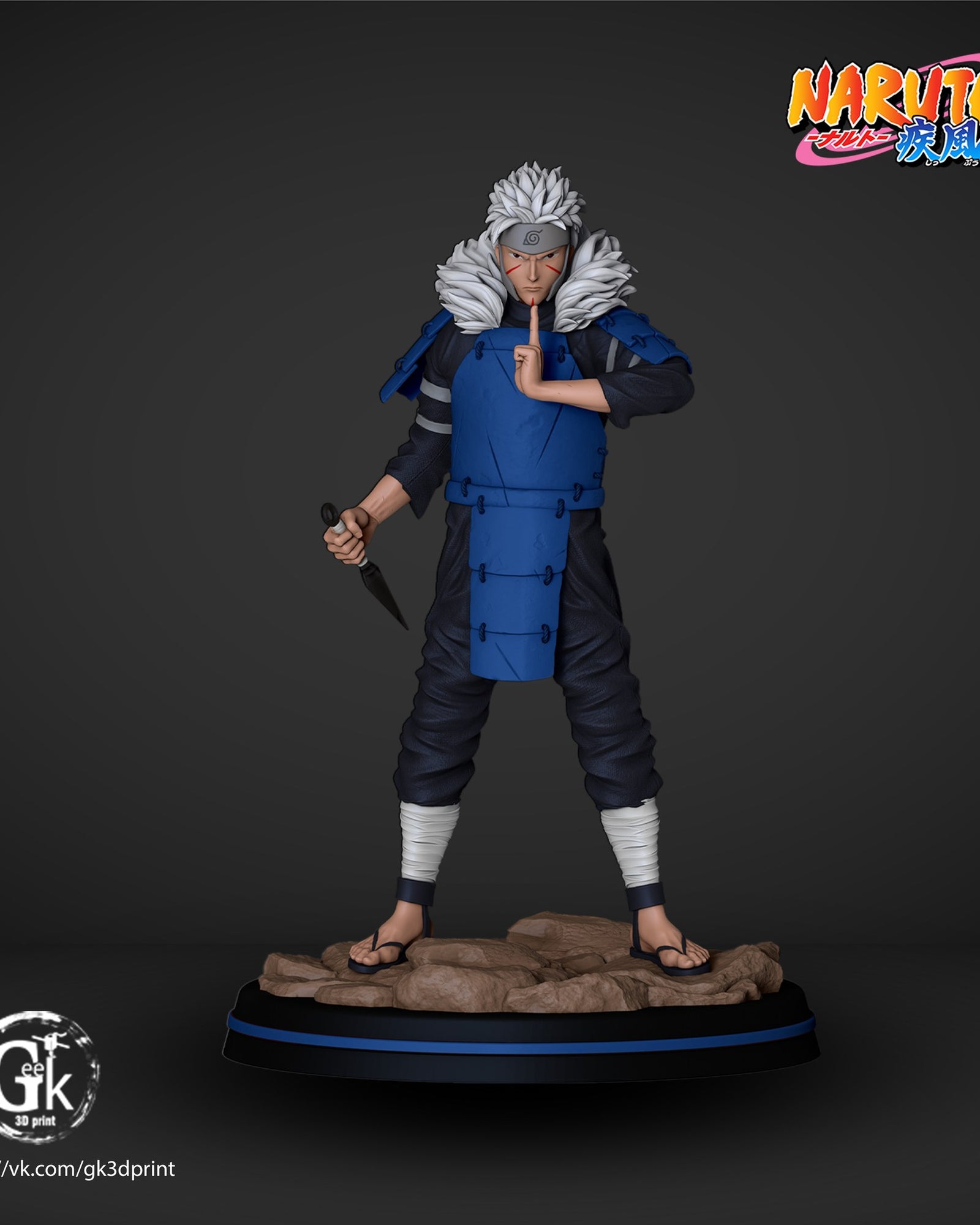 Tobirama Senju Naruto resin figure — studio preview