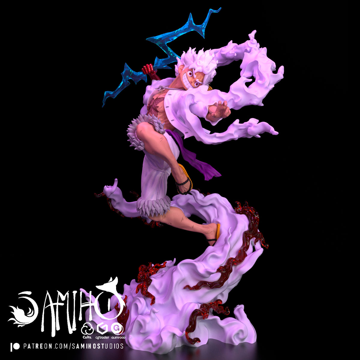 Monkey D. Luffy One Piece resin figure by Samiho Studios — studio preview