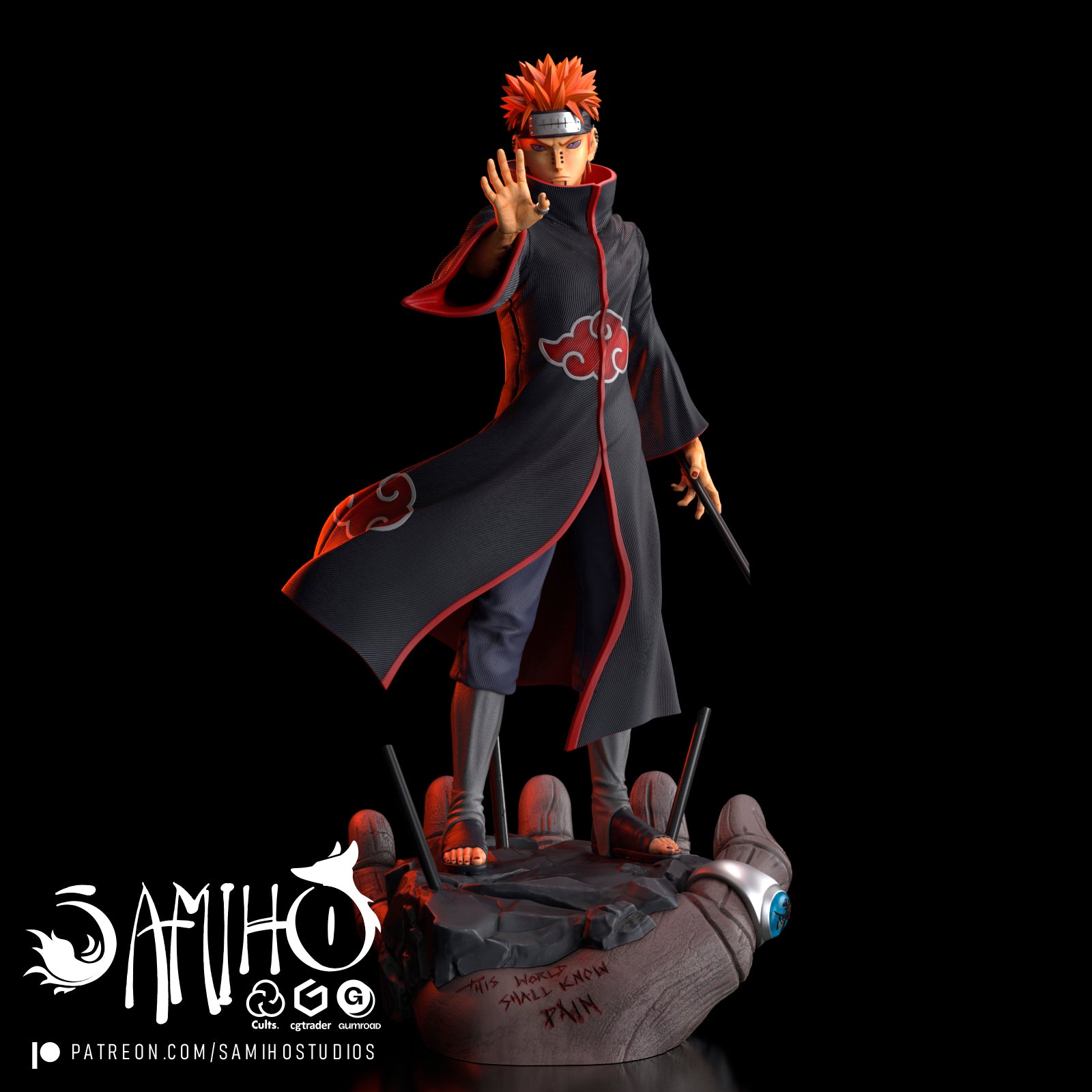 pain naruto samiho studios