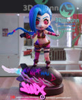 Jinx Arcane Chibi resin figure by 3Dmoonn — studio preview