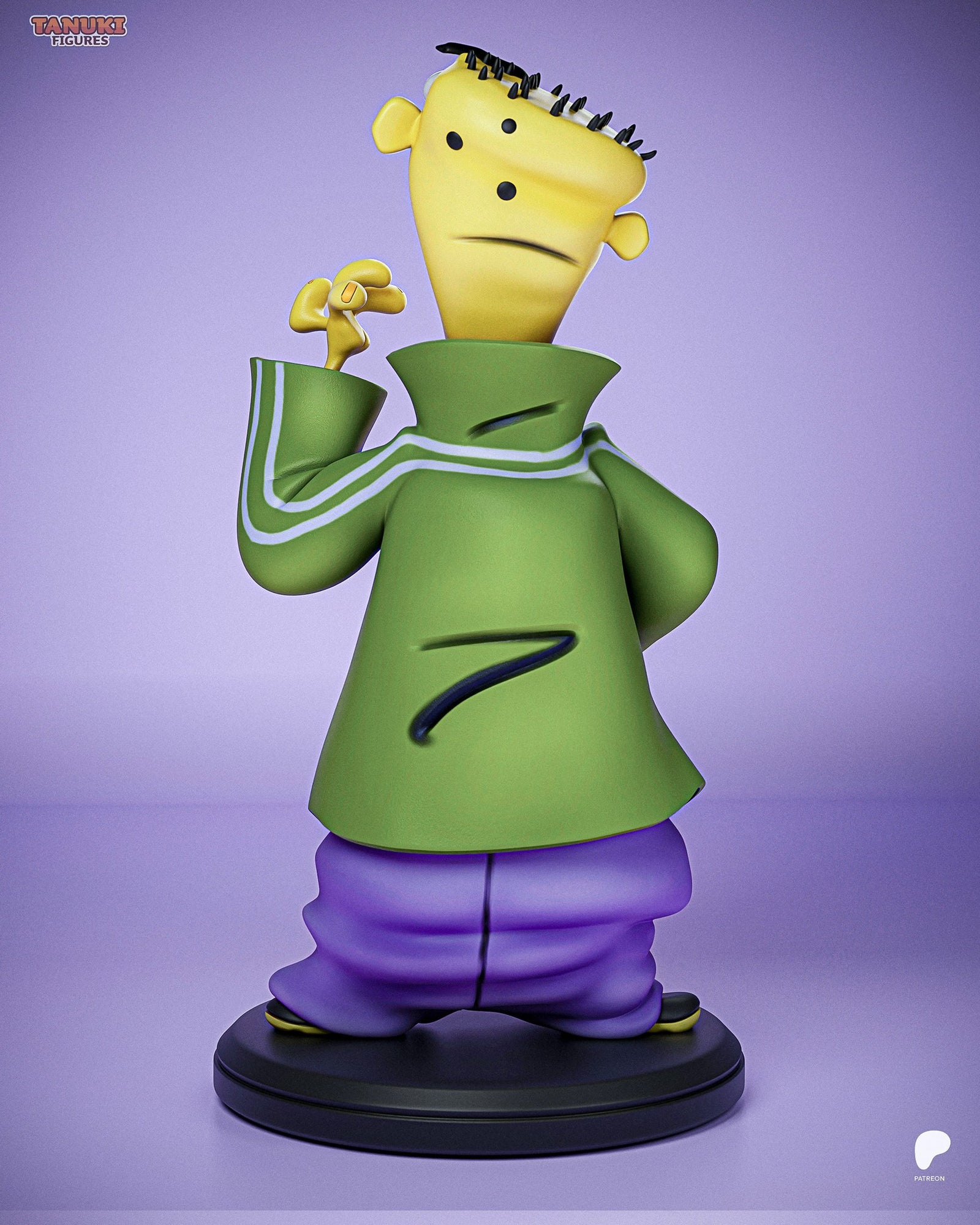 Ed (Ed, Edd n Eddy) resin figure by Tanuki Figures — studio render 4