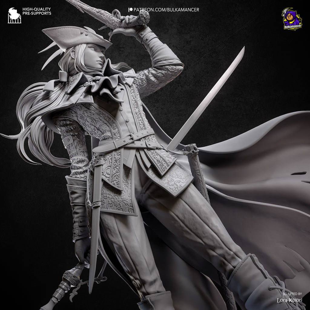 Lady Maria (Bloodborne) resin figure by Bulkamancer — studio render 20
