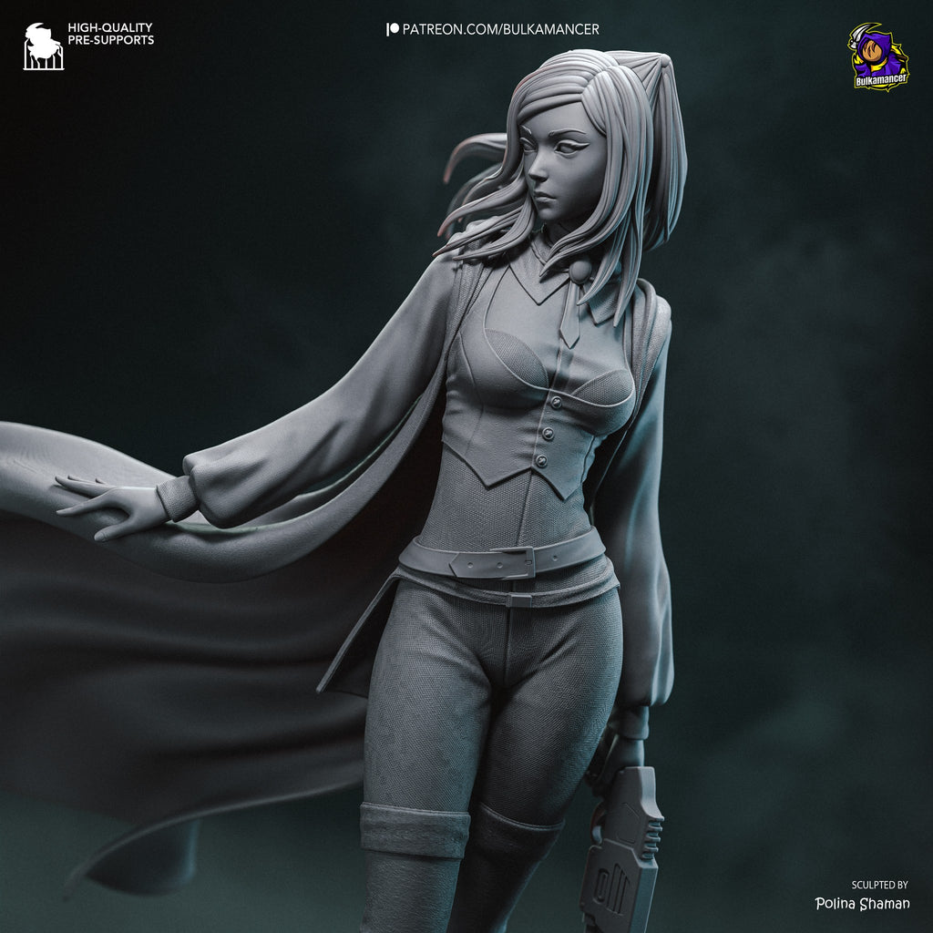 Re-L Mayer (Ergo Proxy) resin figure by Bulkamancer — studio render 11