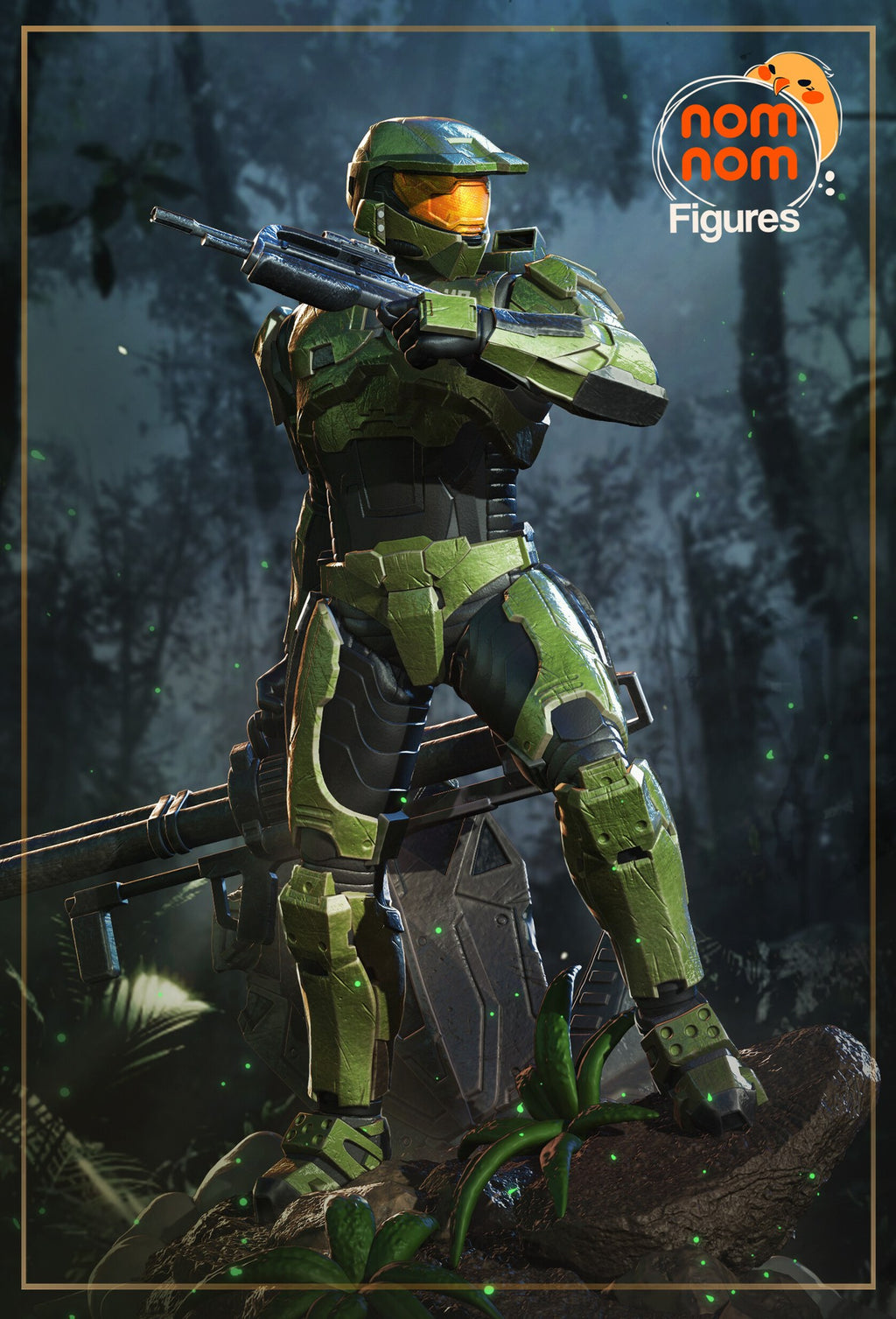 Master Chief Halo resin figure by NomNom Figures — studio preview 1