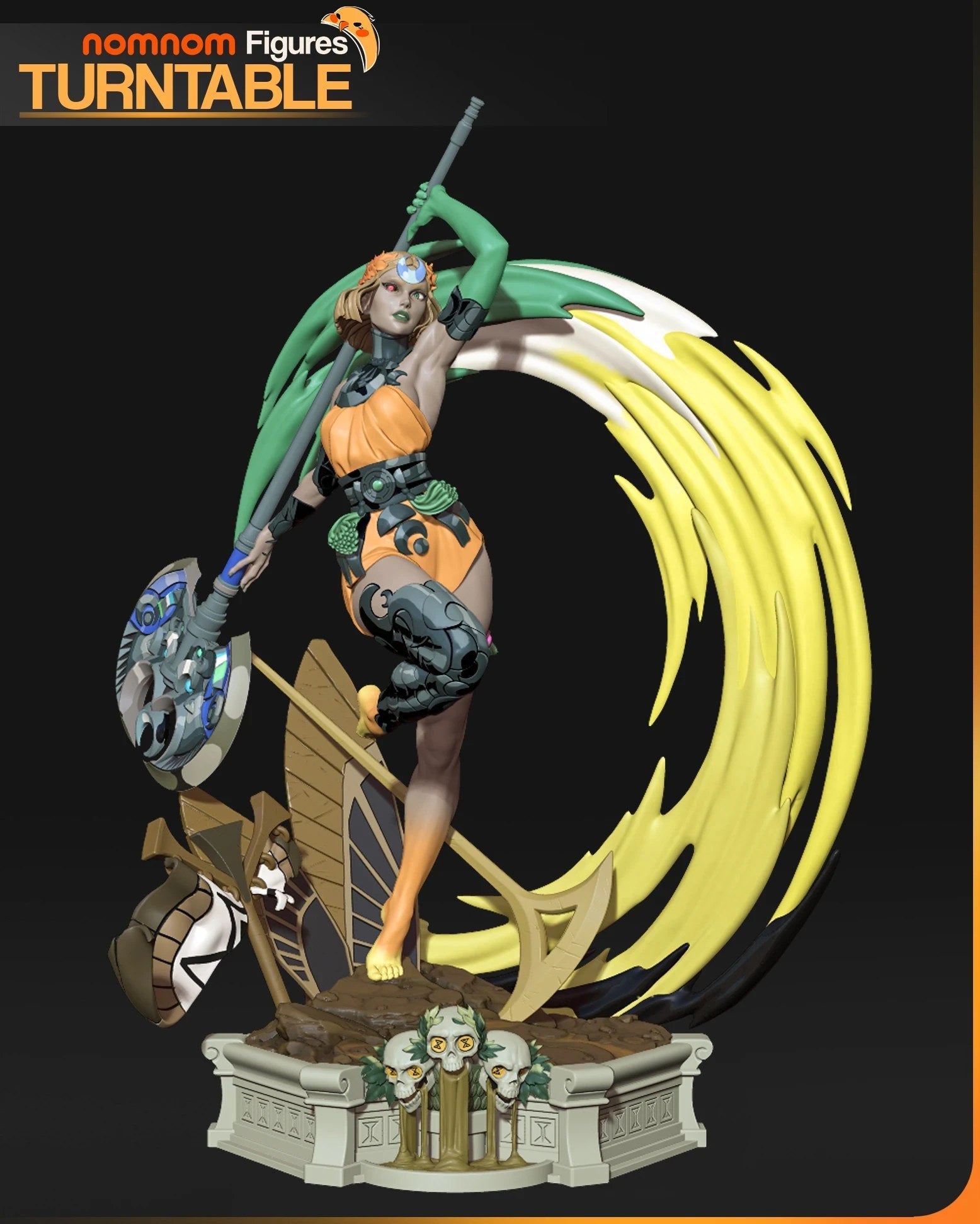 Melinoe Hades resin figure by NomNom Figures — studio preview 4
