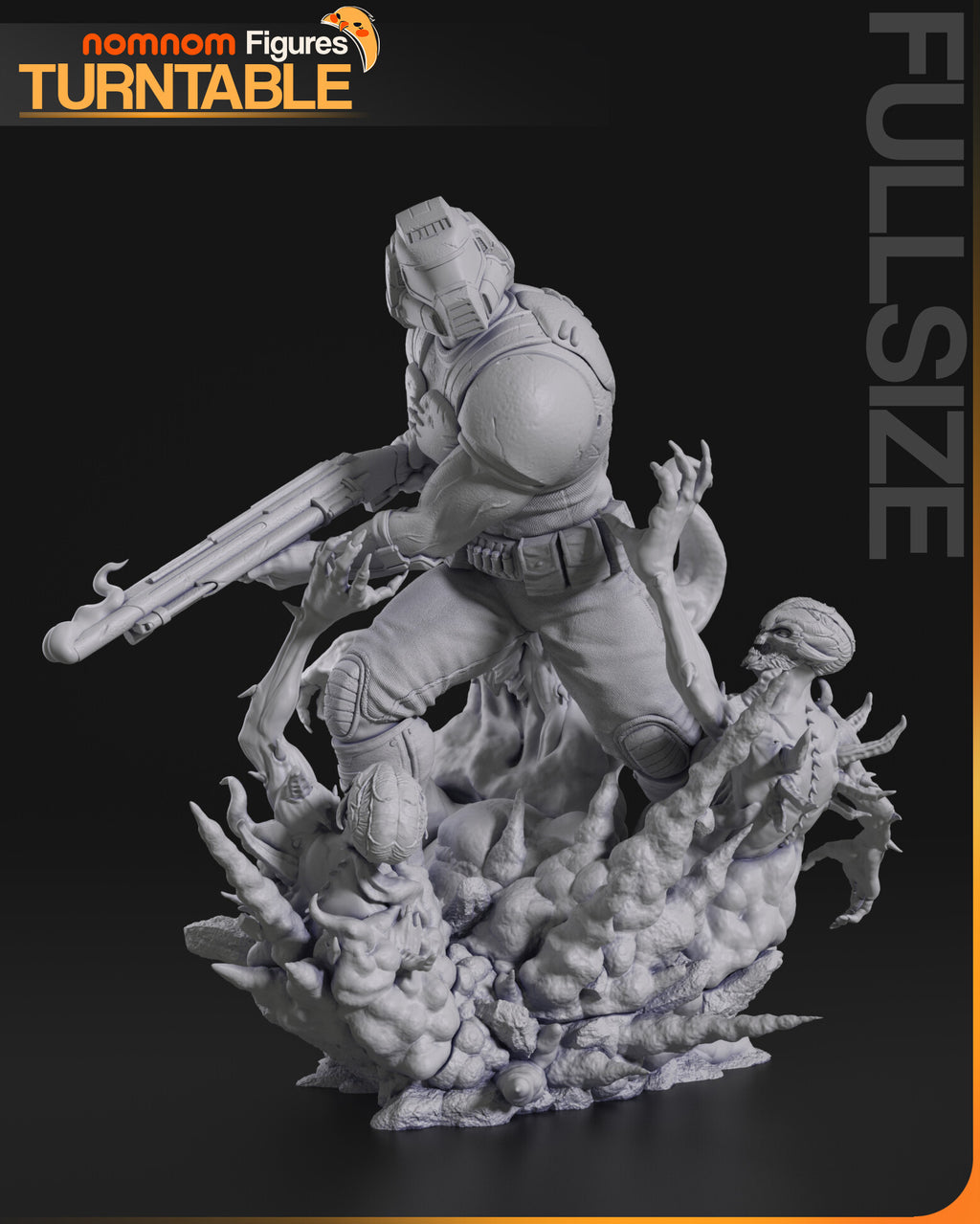 Doom Guy — studio render 4
