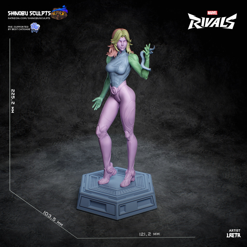 Sue Storm (Marvel) resin figure by Shinobu Sculpts — studio render 7