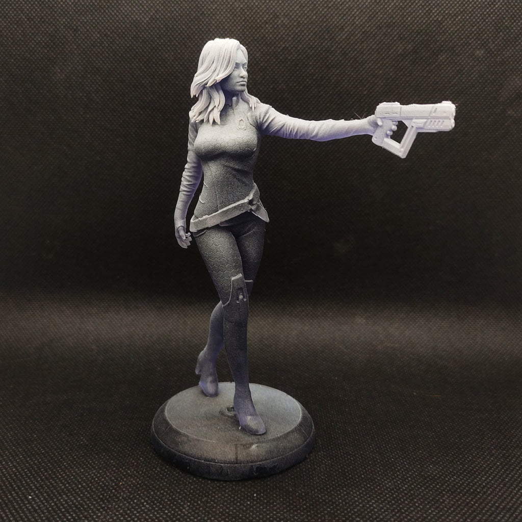 Miranda Lawson (Mass Effect) resin figure by h3LLcreator — studio render 6