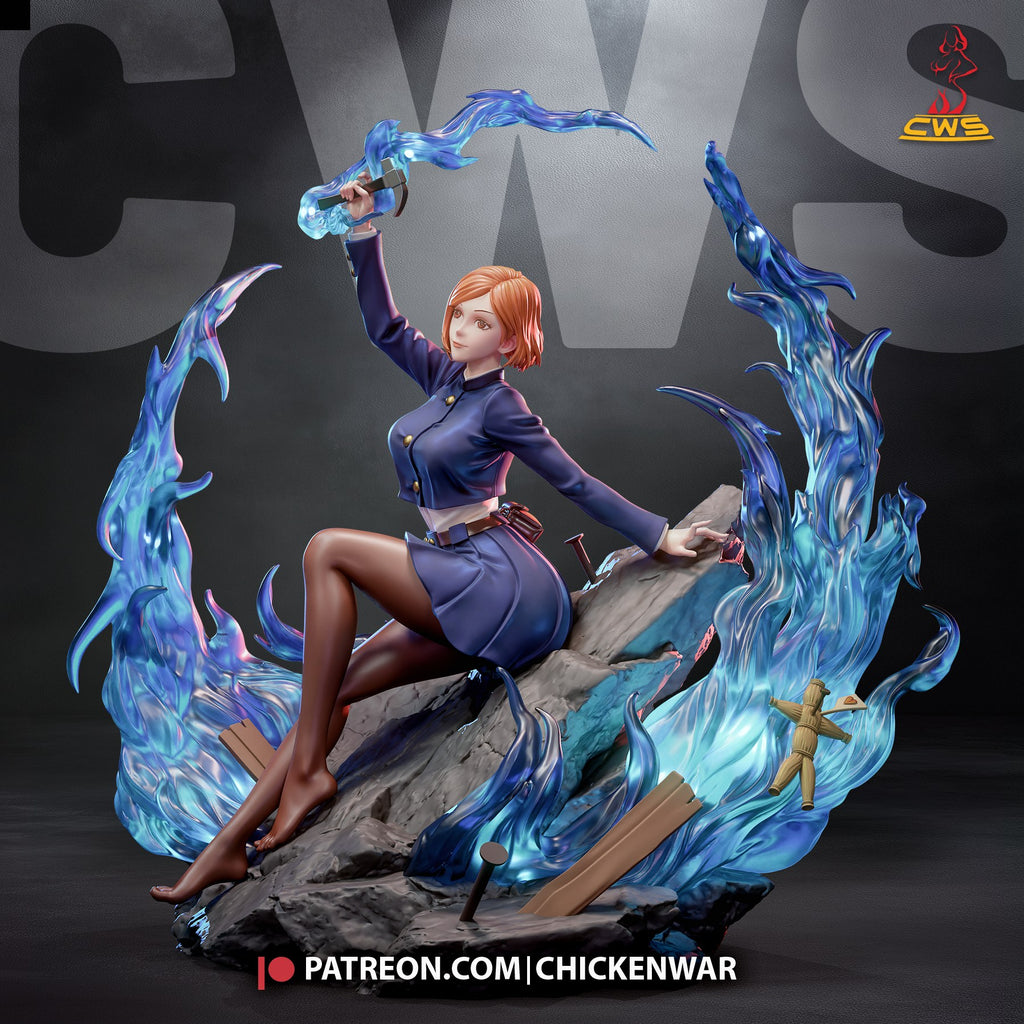 Nobara Kugisaki (Jujutsu Kaisen) resin figure by CW Studio — studio render 2