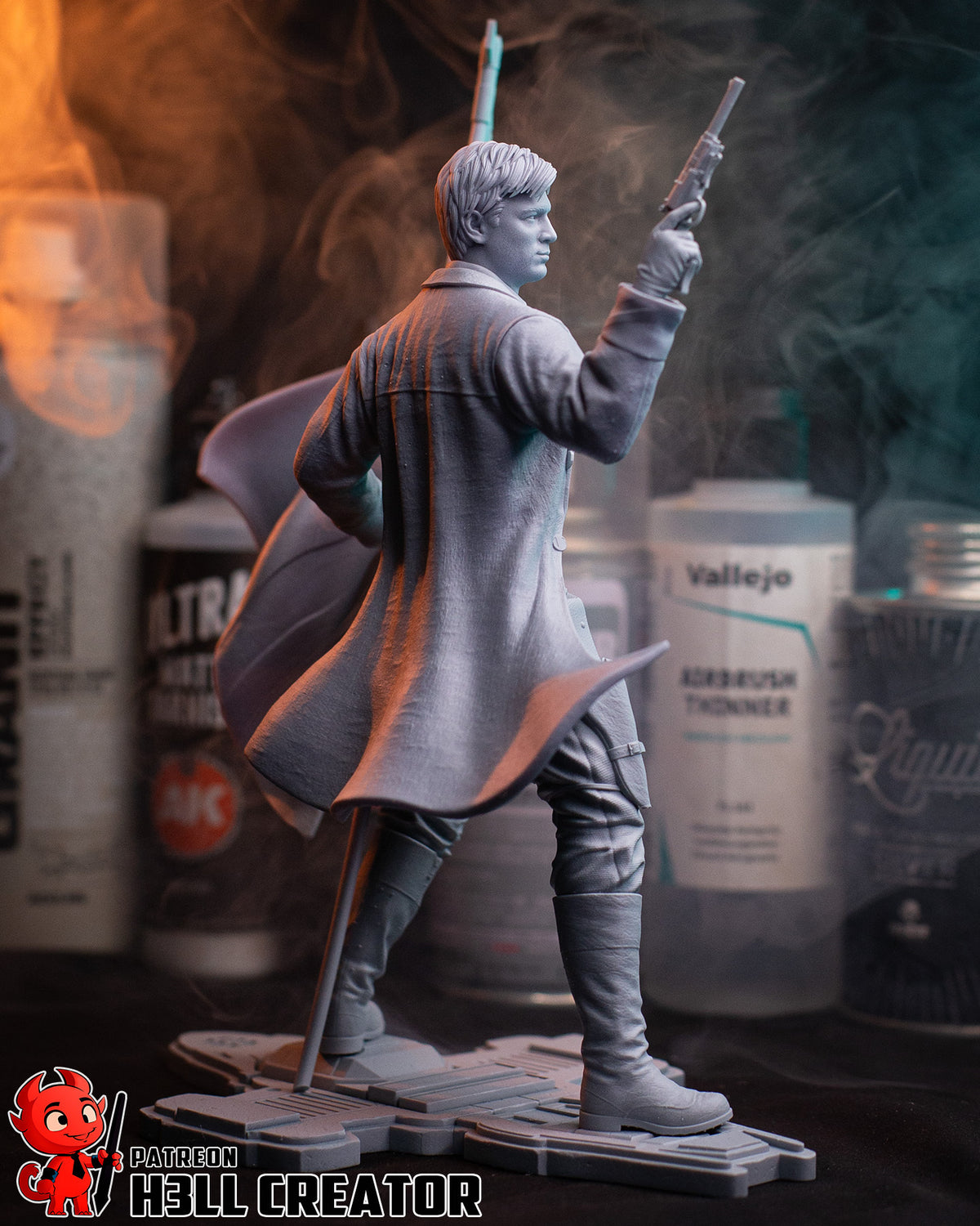 Malcolm Reynolds (Firefly) resin figure by h3LLcreator — studio render 13