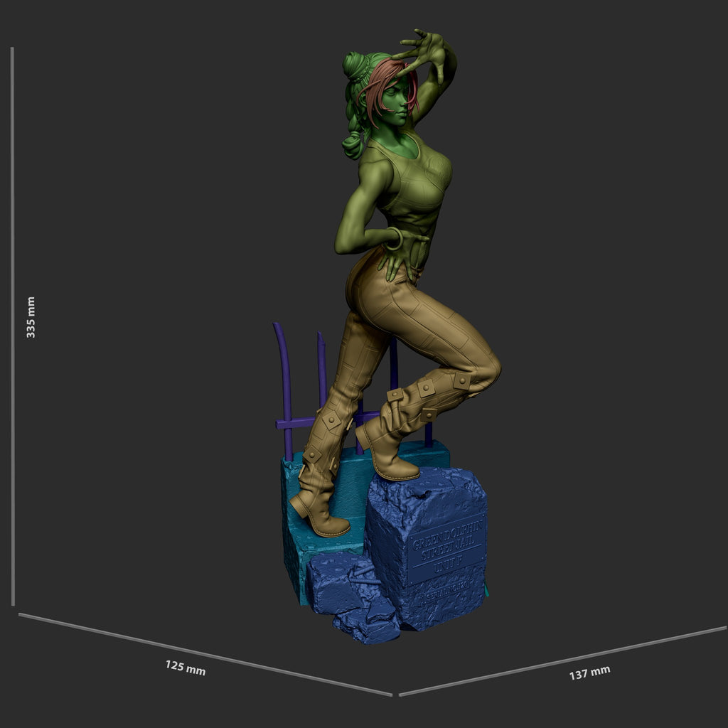 Jolyne Cujoh — studio render 7