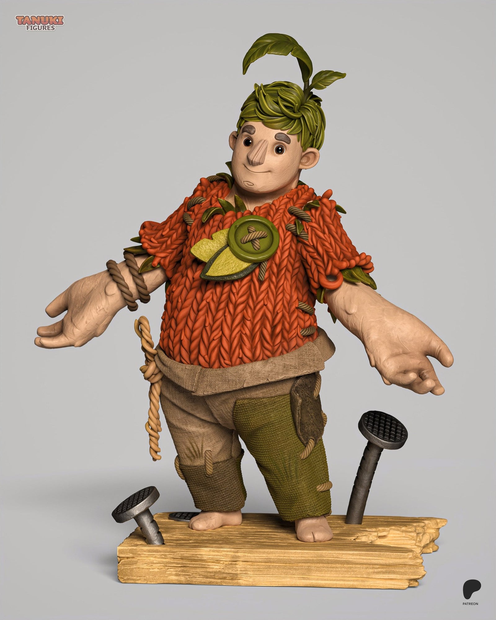 Cody (It Takes Two) resin figure by Tanuki Figures — studio render 1