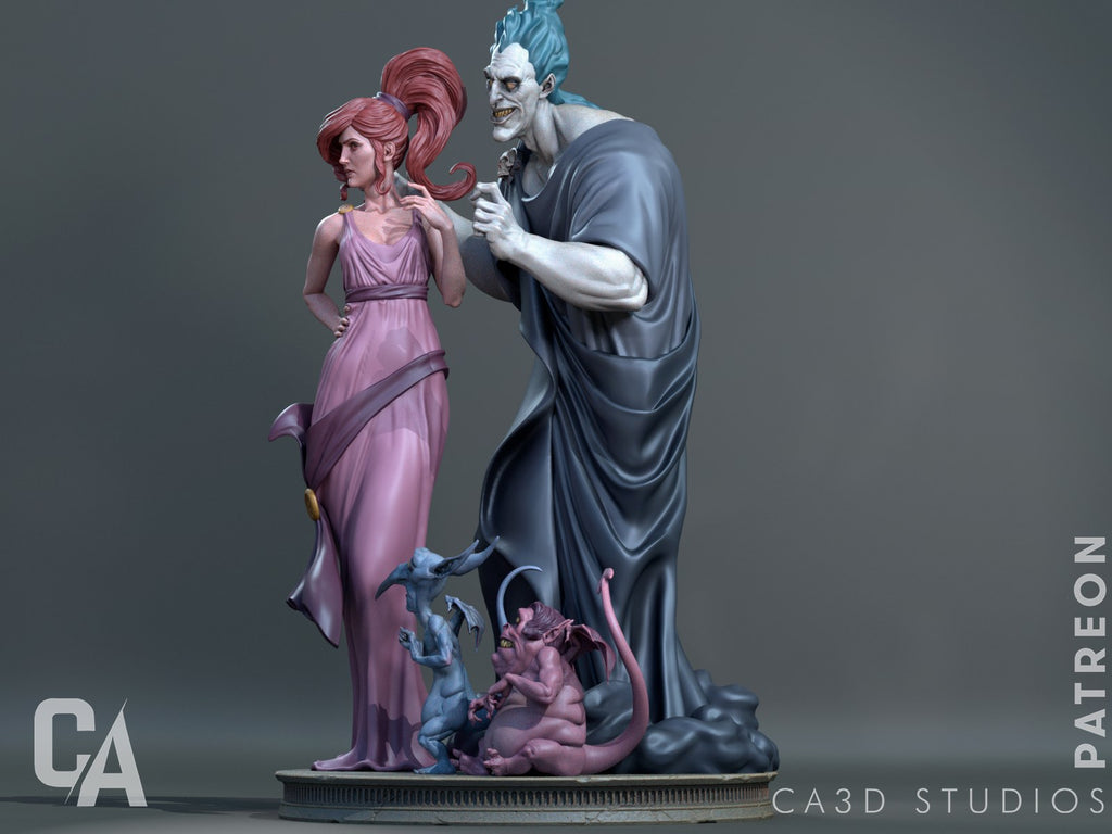 Hades Greek mythology Diorama resin figure by CA 3D Studios — studio preview 8