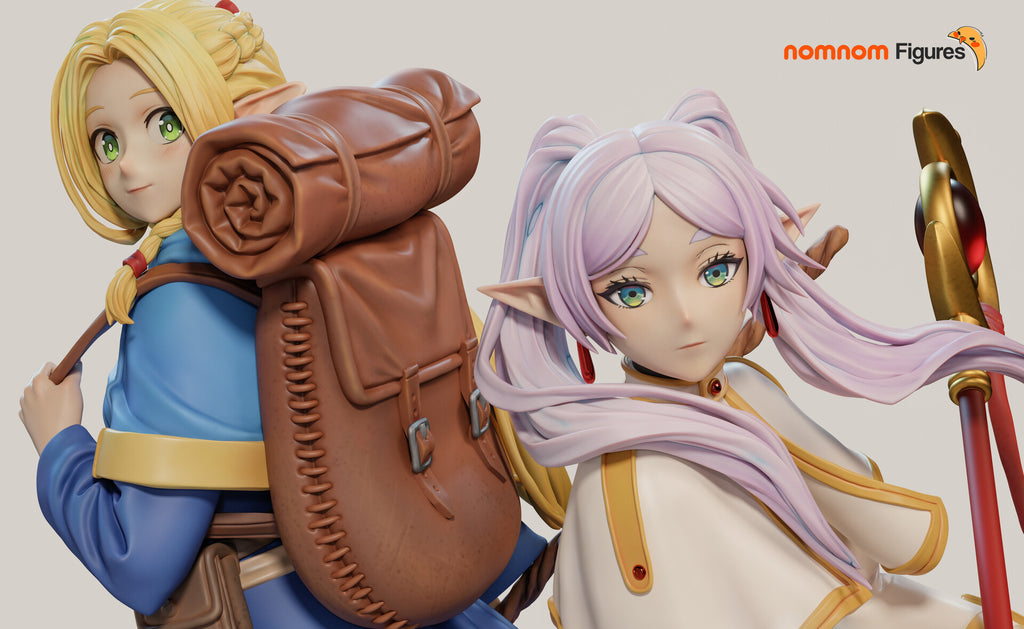 Frieren and Marcille — studio render 4