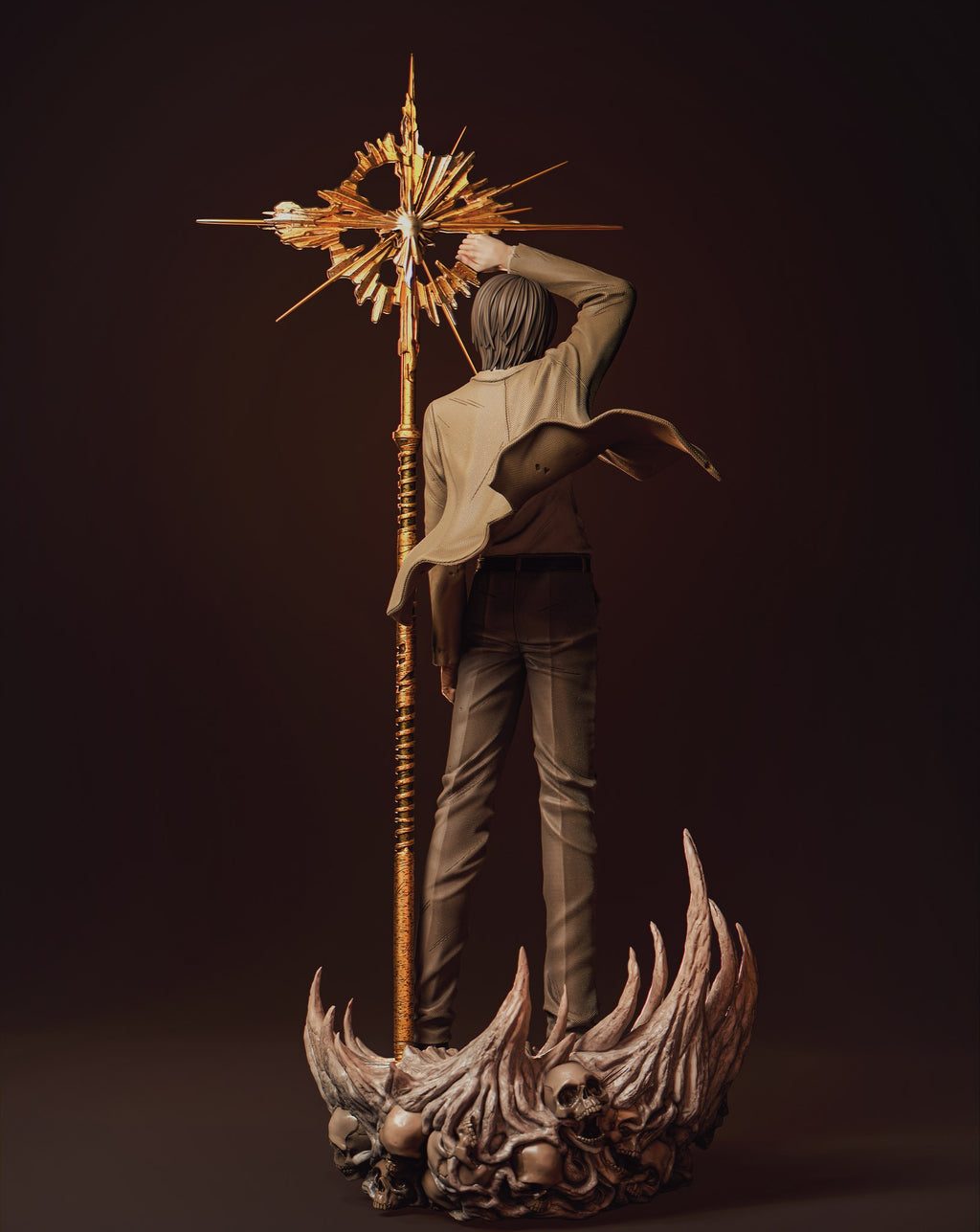 Light Yagami Death Note resin figure by CA 3D Studios — studio preview 4