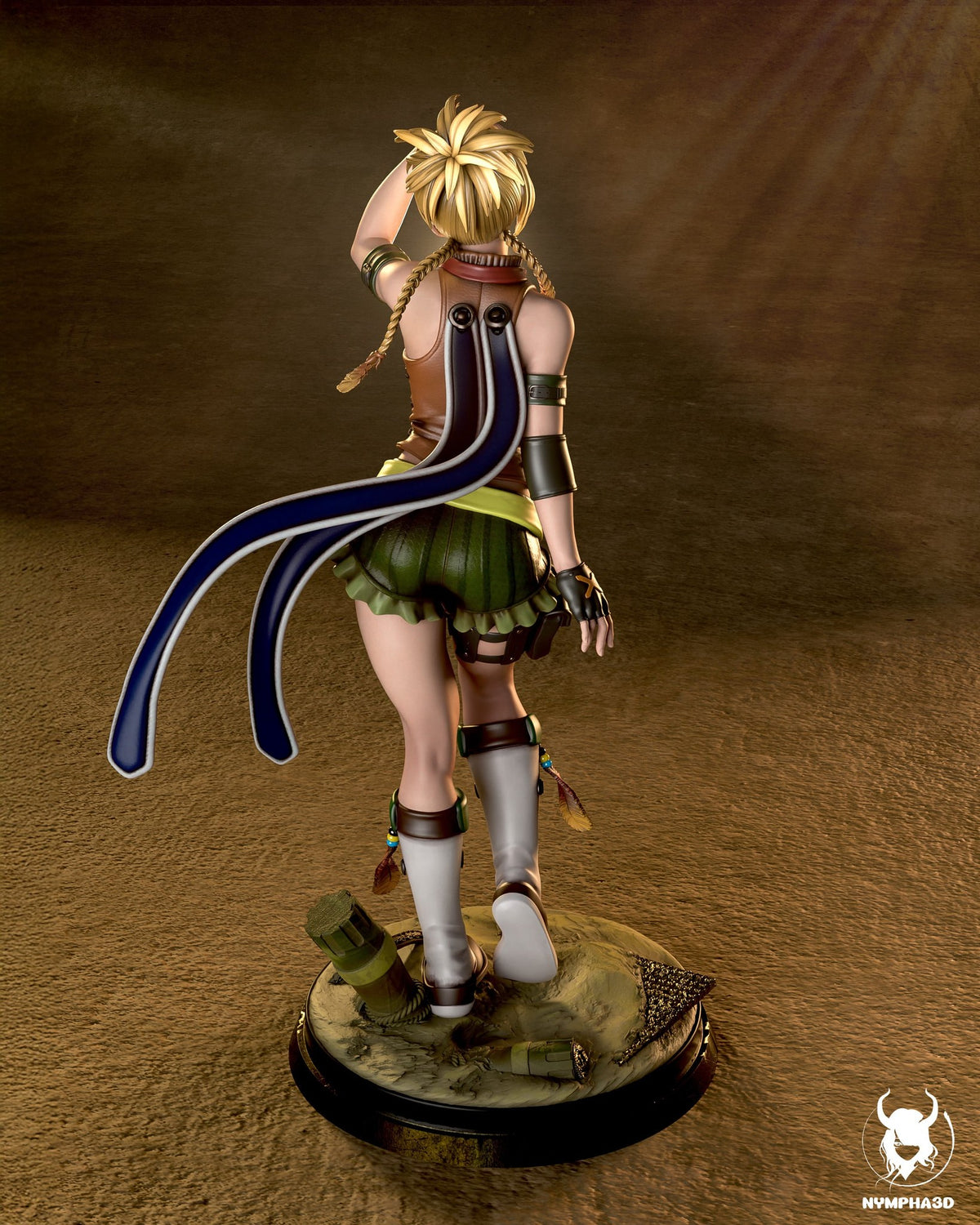Rikku (Final Fantasy) resin figure by Nympha — studio render 4